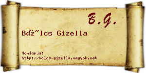 Bölcs Gizella névjegykártya